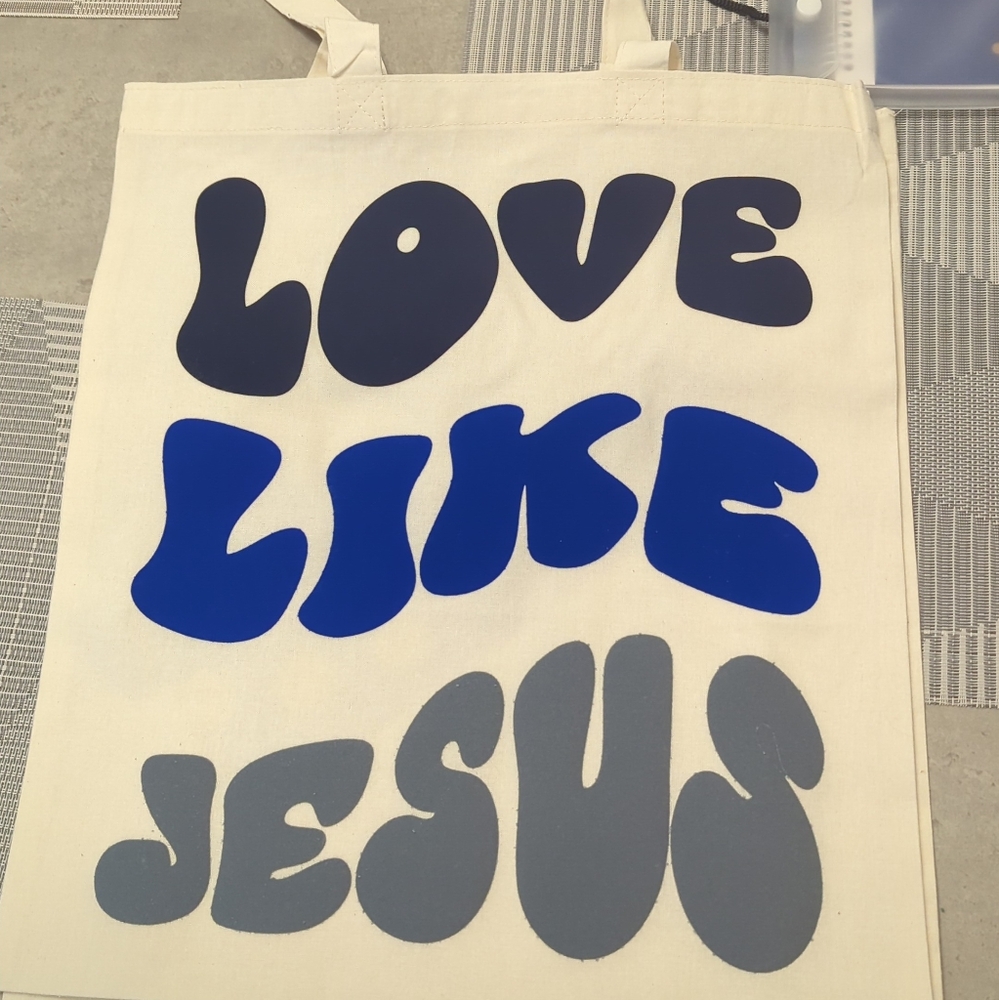 Love Like Jesus tote bag